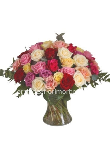 Bouquet di rose misto medio