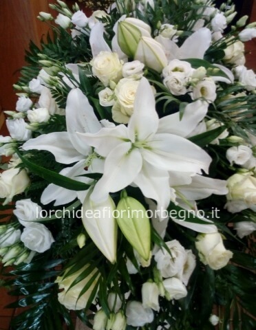 Cuscinetto lillium rose e lisantus piccolo