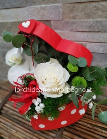 Piccola flowerbox a cuore