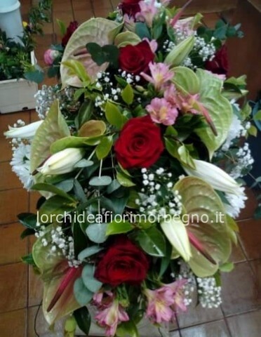 Cuscino funebre per condoglianze