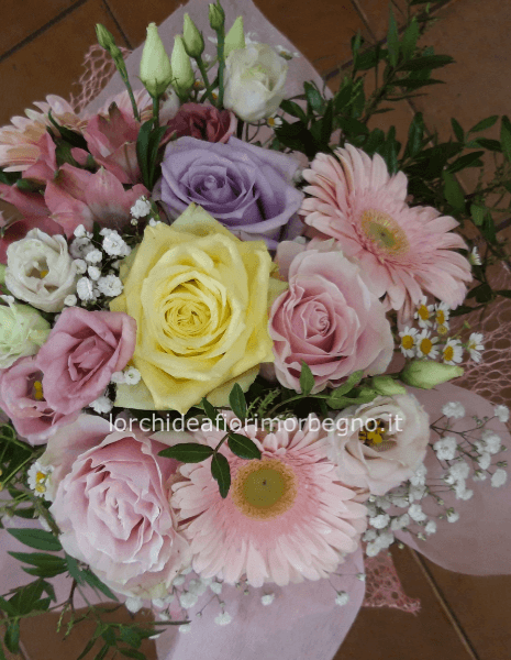 Bouquet  colori pastello
