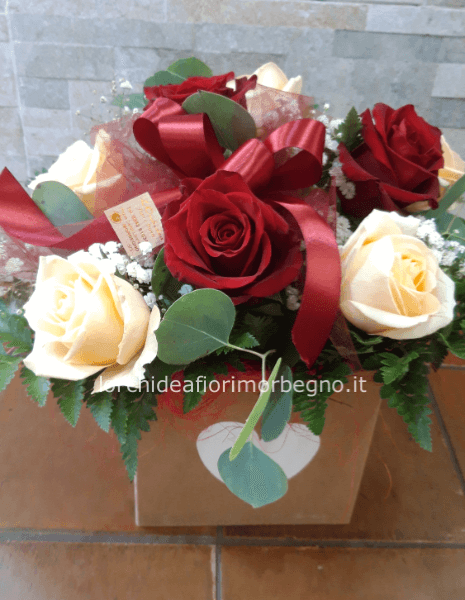 Flowerbox di rose